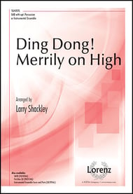 Ding Dong! Merrily on High SAB choral sheet music cover Thumbnail